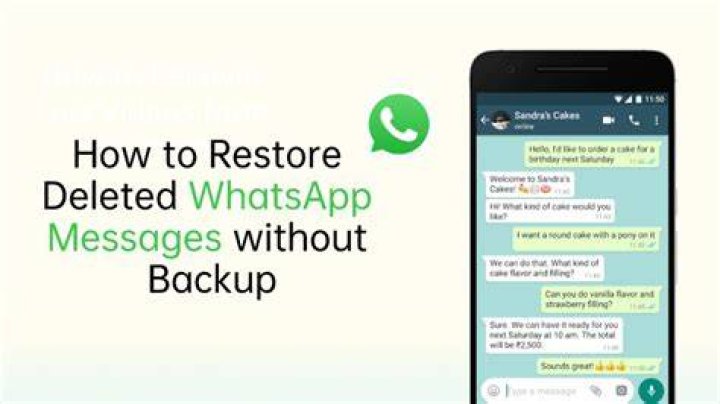 Can deleted WhatsApp chats be recovered?