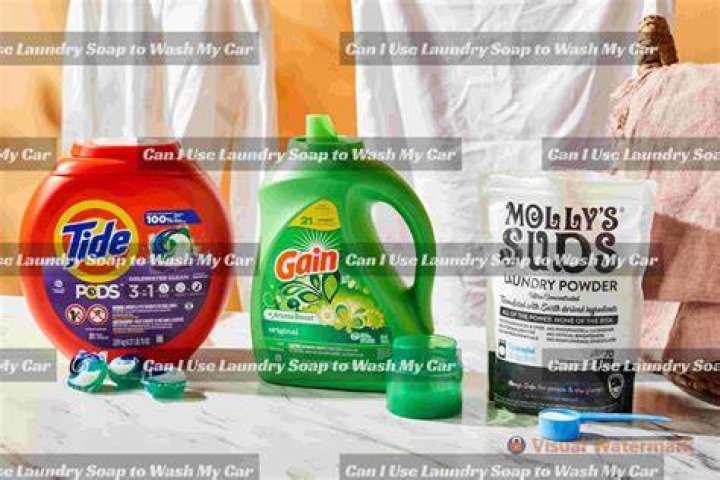 Can I use laundry soap to wash my car?