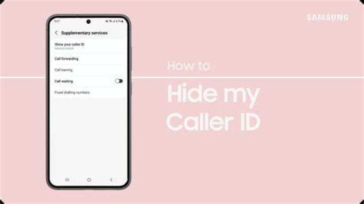 How do I hide my caller ID?