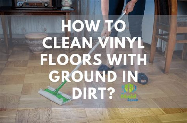 How do you get ground in dirt out of hardwood floors?