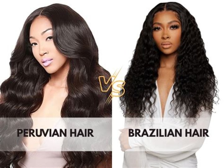 Is Peruvian hair thicker than Brazilian hair?