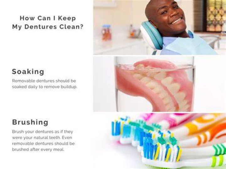 Should I clean my dentures after every meal?