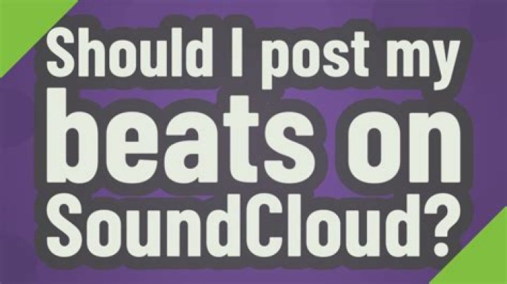 Should I post my beats on SoundCloud?