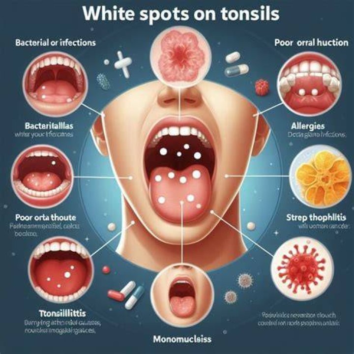 What happens if you pick the white spots off your tonsils?