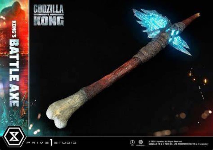 What is Kong's axe made of?