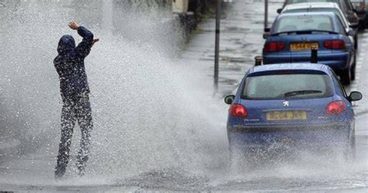 When driving through a water puddle a motorist should test his brakes by pumping them true or false?