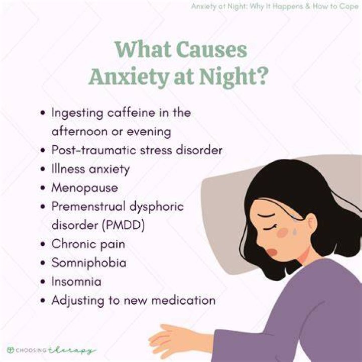 Why does my anxiety get worse at night?